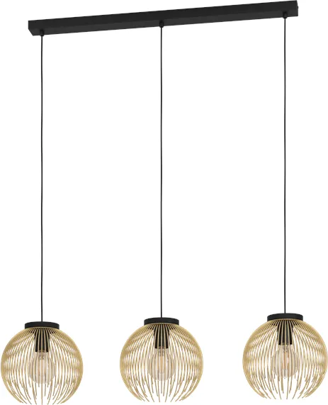 EGLO Venezuela Langbord 3Xe27 L935 Guld